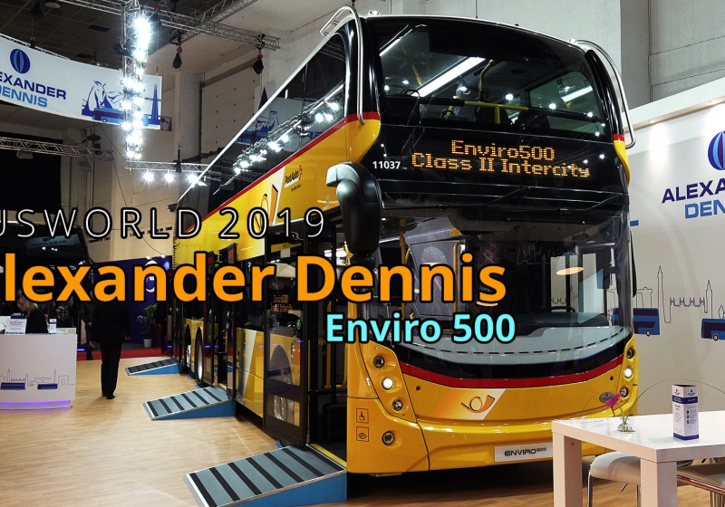 Alexander Dennis Enviro500 Doppeldeckerbus - Busworld 2019 Brussels, Belgien