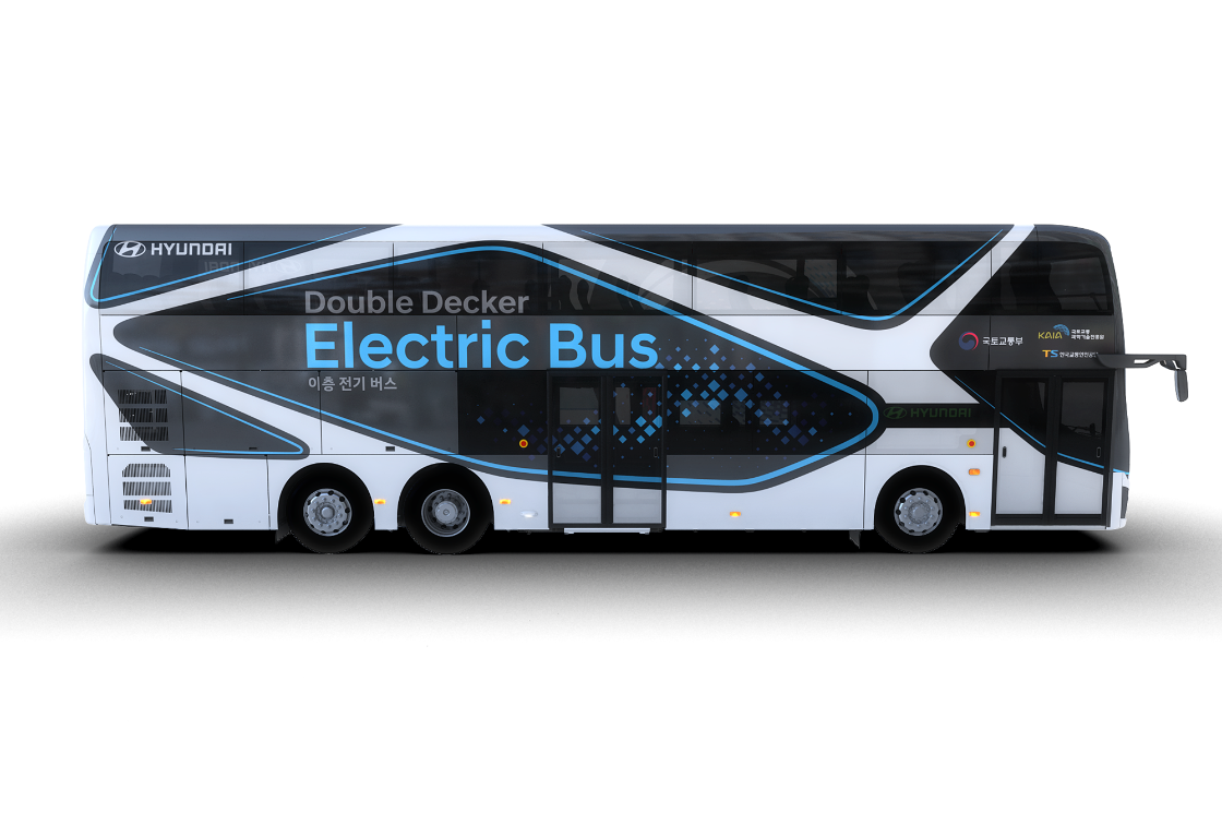 Hyundai Motor Introduces Electric Double-Decker Bus